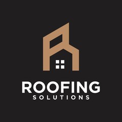 The initial letter r roof for real estate logos or for business logos and building roof branding 