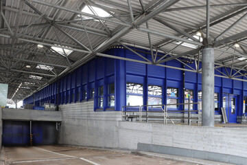 Obraz premium Anlieferung: blaue Post Solothurn