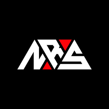 NRS triangle letter logo design with triangle shape. NRS triangle logo design monogram. NRS triangle vector logo template with red color. NRS triangular logo Simple, Elegant, and Luxurious Logo...