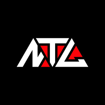NTL triangle letter logo design with triangle shape. NTL triangle logo design monogram. NTL triangle vector logo template with red color. NTL triangular logo Simple, Elegant, and Luxurious Logo...