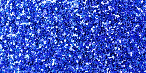 Obraz premium Blue glitter sparkle texture background, abstract decoration and backdrop image