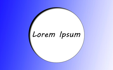 blue background with a place for an inscription inside the background in high resolution 8k