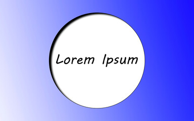 blue background with a place for an inscription inside the background in high resolution 8k