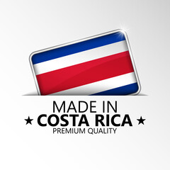 Made in Costarica graphic and label.