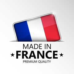 Made in France graphic and label.