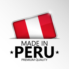 Made in Peru graphic and label.