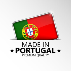 Made in Portugal graphic and label.