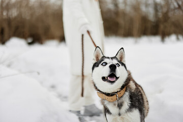 cheerful woman winter landscape walk friendship Lifestyle