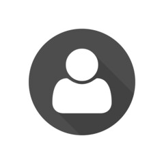 User icon isolated. Profilesymbol in flat style for graphic and web design. Vector EPS10