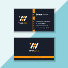 Modern Creative and Clean Business Card Template. Vector illustration.