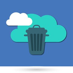 cloud icon garbage