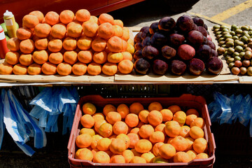 Tangerines at a street sale.