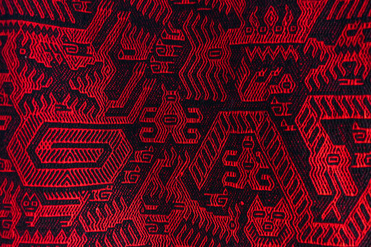 Decorative blankets fucking with alpaca fiber with ancestral designs and geometric figures of striking colors textured with ancestral patterns