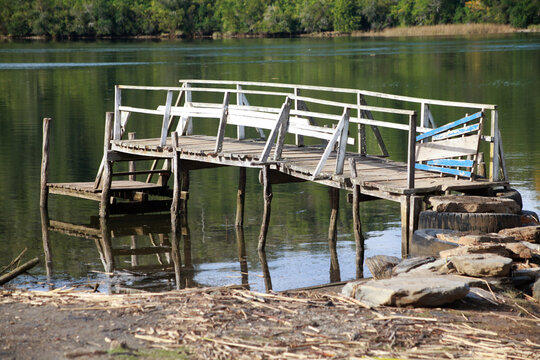 Wood dock, muelle madera