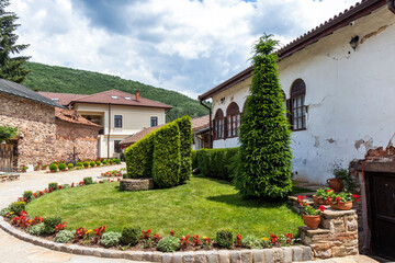 Fototapeta na wymiar Medieval Kremikovtsi Monastery of Saint George, Bulgaria