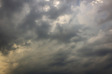 Fototapeta na wymiar time lapse of clouds