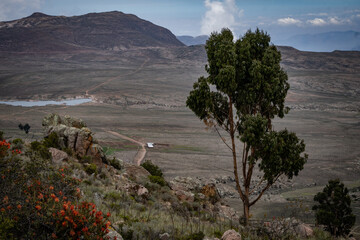 paisaje andino sierra de Lima, Peru