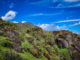 Fototapeta premium paisaje andino sierra de Lima, Peru