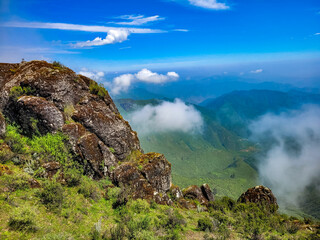 paisaje andino sierra de Lima, Peru