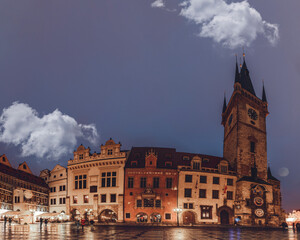 Prague is a political, cultural, and economic hub of central Europe, with a rich history and Romanesque, Gothic, Renaissance and Baroque architecture. 