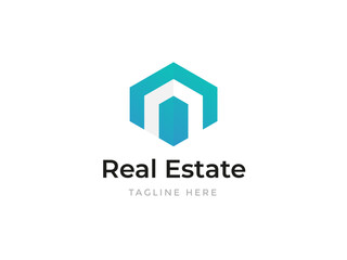 Minimal Real estate business company creative logo and building icon design