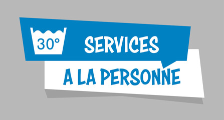 Logo services à la personne.