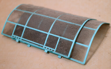 very dirty air conditioner filter