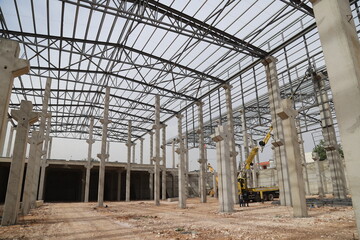 Obraz premium construction of the building