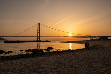 Obraz premium 明石海峡大橋