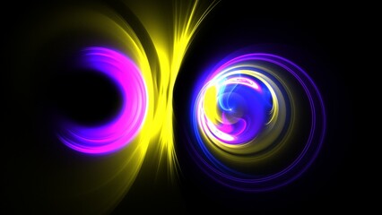 abstract background with glowing lines