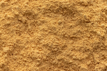 茶色のきな粉の表面