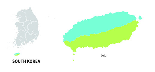 south korea district eps map.