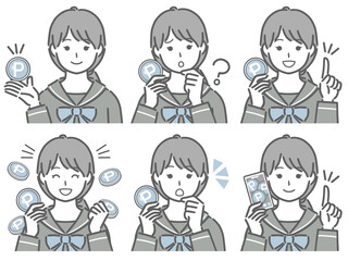 ポイントに関する色々　女子学生