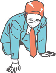 落胆する男性