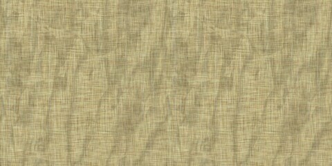 Seamless jute hessian fiber texture border background. Natural eco cream brown textile effect banner. Organic neutral tones woven rustic hemp ribbons trim edge