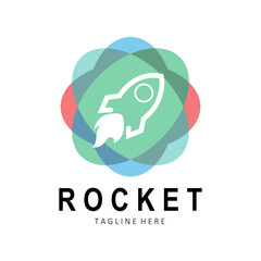 Rocket Logo Design, space exploration vehicle