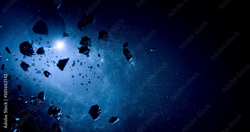 Canvas Prints image of outer space. . mixed media