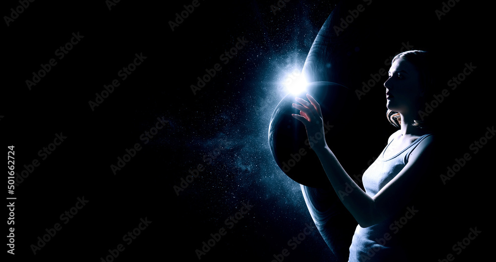 Canvas Prints the universe within . mixed media