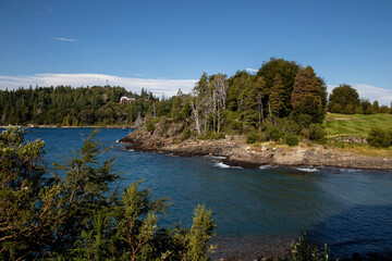 Obraz premium lake and forest