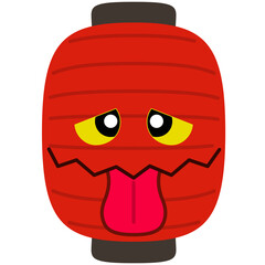 提灯のお化けのイラスト