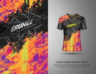 Sport jersey abstract grunge background for, motocross, cycling, fishing, diving, leggings, soccer, gaming