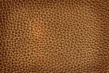Closeup of seamless brown leather texture background