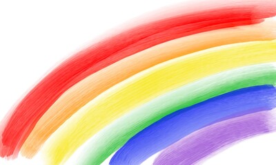 Minimalistic design with color gradients. Rainbow shades palette. Rainbow color gradations.  Variation of flag representing peace or gay pride flag or LGBT pride flag