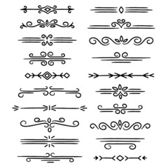 Hand-drawn page dividers