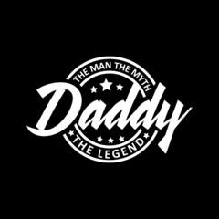 Father's Day Typography T-Shirt Design