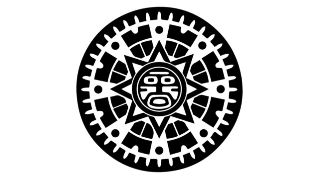 Ancient Tribal Mayan art vector