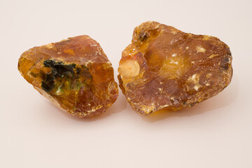 Rubber wood, yellow rubber from trees, wood resin.