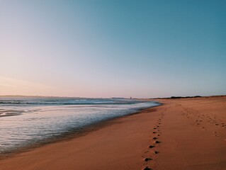 sunset at the beach