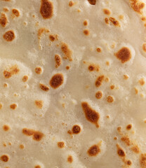 Pan fried pancake as a background.
