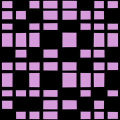 Optical illusion seamless graphic pattern rectangular cell. Print for textile, fabric, stationery, wrapping paper, packaging